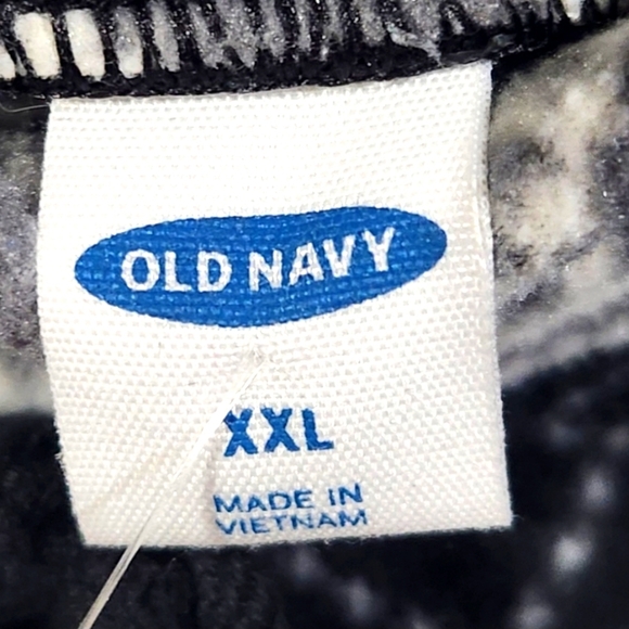Old Navy Black/Gray Fleece Pajama Pant-Size XXL - Picture 3 of 4